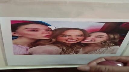 Huge Cum Tribute on Pretty Faces