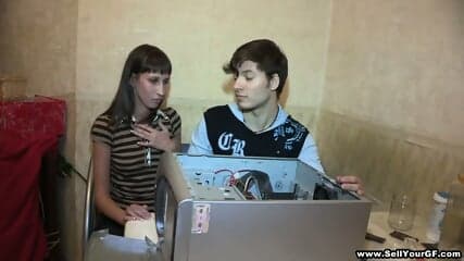 His Girlfriend's Tight Pussy Buys New PC (SYGF)