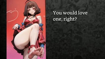 [FayGrey] [Mumei makes you worship her feet and turns you into her permanent foot slave] (Joi Gentle Humiliation Footjob FeetWorship PetPlay Degradation)