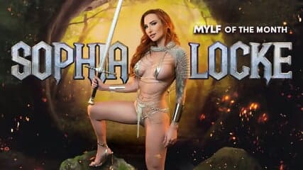 sophia locke knight with big fat sword.