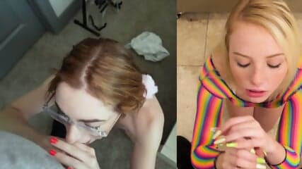 Where did you learn that? Teen dick drainers PMV