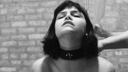 18 year old model has threesome in bondage dungeon