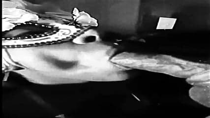 Beautiful Latina Wife B&W Blowjob