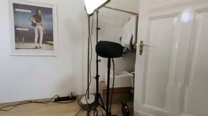 (VR )Backstage of lesbian porn in VR,[360Â° mono]