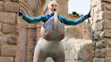 Samus Futa Cum black-hair