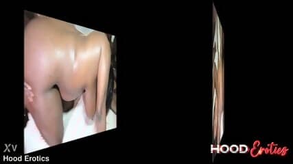 Two Thick Curvy Ebony Girls Have A Foursome teens-18