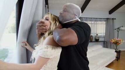 Hot Hotwife And BBC Intruder