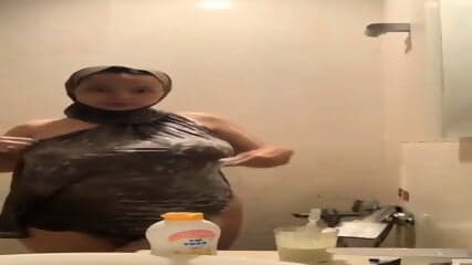 indar hijab tobrut konten mandi terbaru viral