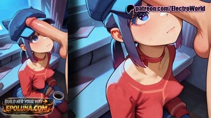 Mita in a Miside Cap wants to Play with you to see who Cum First.ElectroWorldHentai