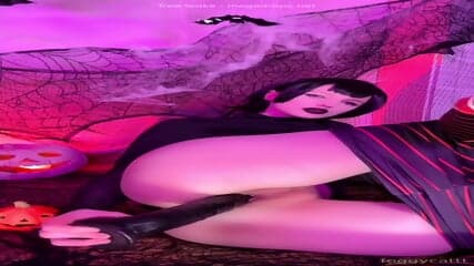 FoggyCattt As Mavis Plays With A Dildo