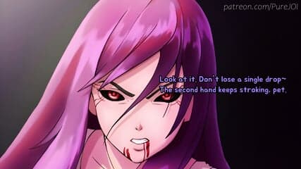 Rize from Tokyo Ghoul shapes her new filthy puppy (Fingering JOI)