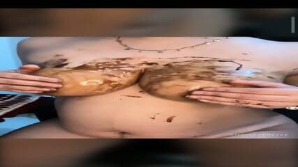 yours_chahat full nude and chocolate on boobs