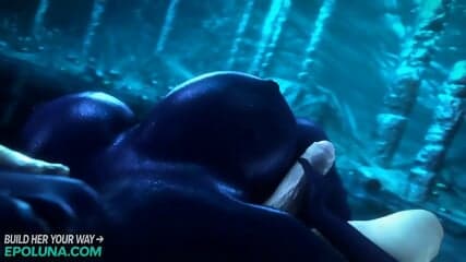 Dark Elf Queen Nualia Huge Tits POV Handjob