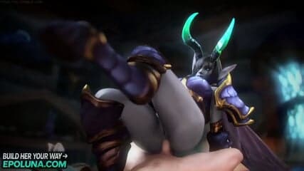 Demon Dreadlord Jaina Proudmoore Big Ass Anal Pounding - Warcraft