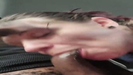 Sloppy Tongue Action Blowjob On BBC