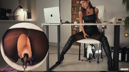 BDSM vibes on cam Costume Roleplay! Click once talk to her live! Tight pussy solo play live, Instant start instant fun.