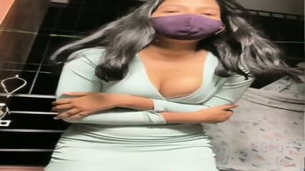 Neha 18 Stripchat Indian Sexy Teen girl Nude Pussy Show Outside Balcony Night Show Striptease