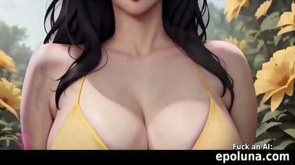 poolside 3d tease brunette s reverse cowgirl creampie