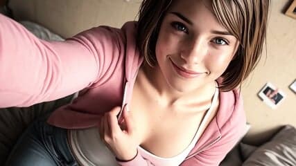 Brunette StepSister Fucked Hard Before Going To University (AI Generated) HQ