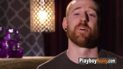 Couples play around at poolside as they get hot and ready to party