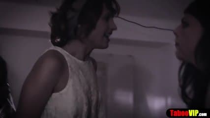 Pervy inspector fucked busty teens in an orphanage