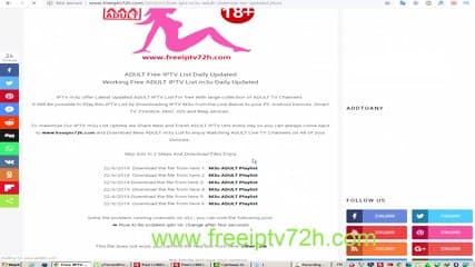 Adult IPTV HD - FREE LINKS