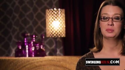 Experienced and newbie swingers get naked in a funny meeting