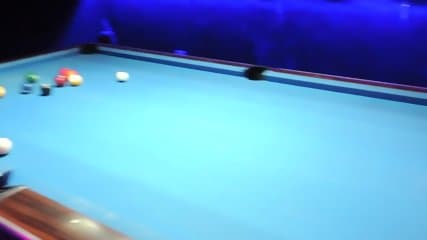 Phaedra lost at pool and now she has to deep throat his prick and be a good loser ,take this dick.