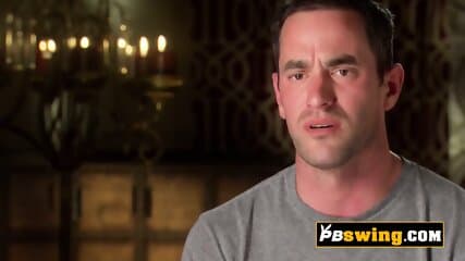 Kinky couple is having softcore sex infront of the camera and a mirror.