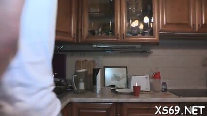 Alluring Angie Moon blowing like a goddess