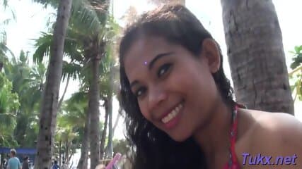 Remarkable brunette barely legal gal gets cherry fucked