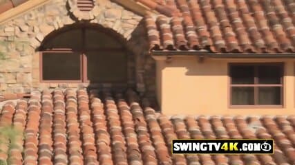 Asian dude gets nervous after two horny girls start fucking each other in front of him. Join us now.