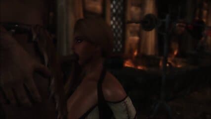 Sexy whore blonde takes monster black dicks in tongue and pussy