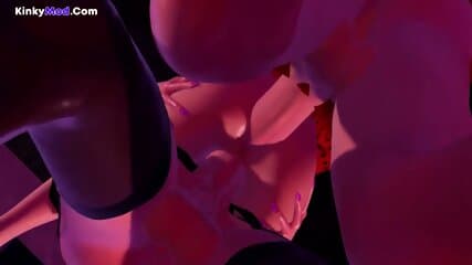 A monster bitch swallow a boy with her cunt