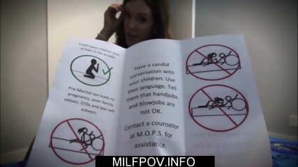 StepMom teaches son about safe sex