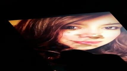 Hot Latina Gets Another Facial Cum Tribute