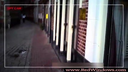 Amsterdam slut fucked and jizzed by tourist
