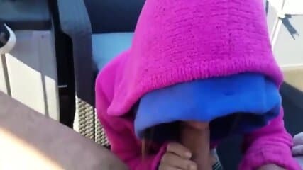 Blonde girl wants to suck it raw