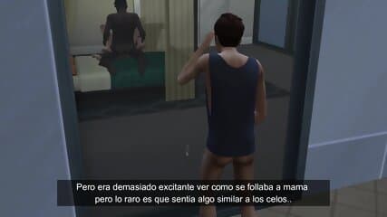 Madre se folla su hijo  Sims 4