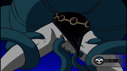 Starfire and Raven gets fucked by tentacles