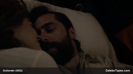 Sophie Skelton nude butt and sex