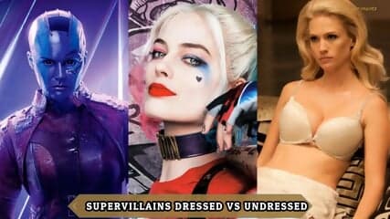 Superheroes - dressed vs. undressed